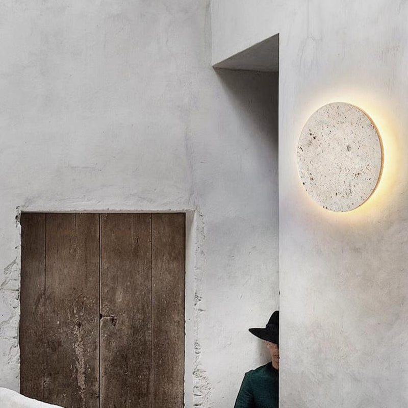 StoneGlow – Elegant væglampe med blødt LED-lys for en sofistikeret atmosfære