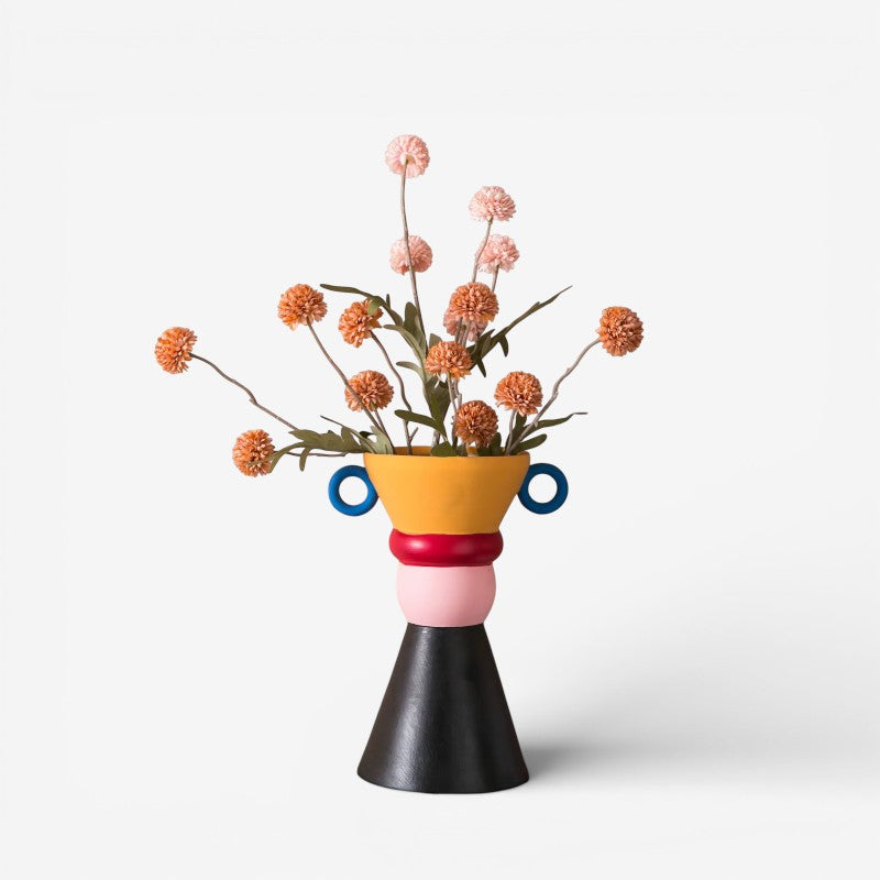 FloraCarry – Dekorativ Blomstervase med Håndtag