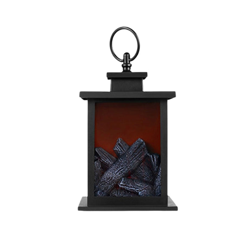 FlameGlow – Moderne LED Bordlampe med Simuleret Flamme
