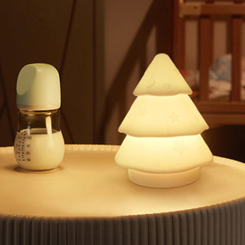 TreeGlow – Silica juletræs-LED natbordslampe