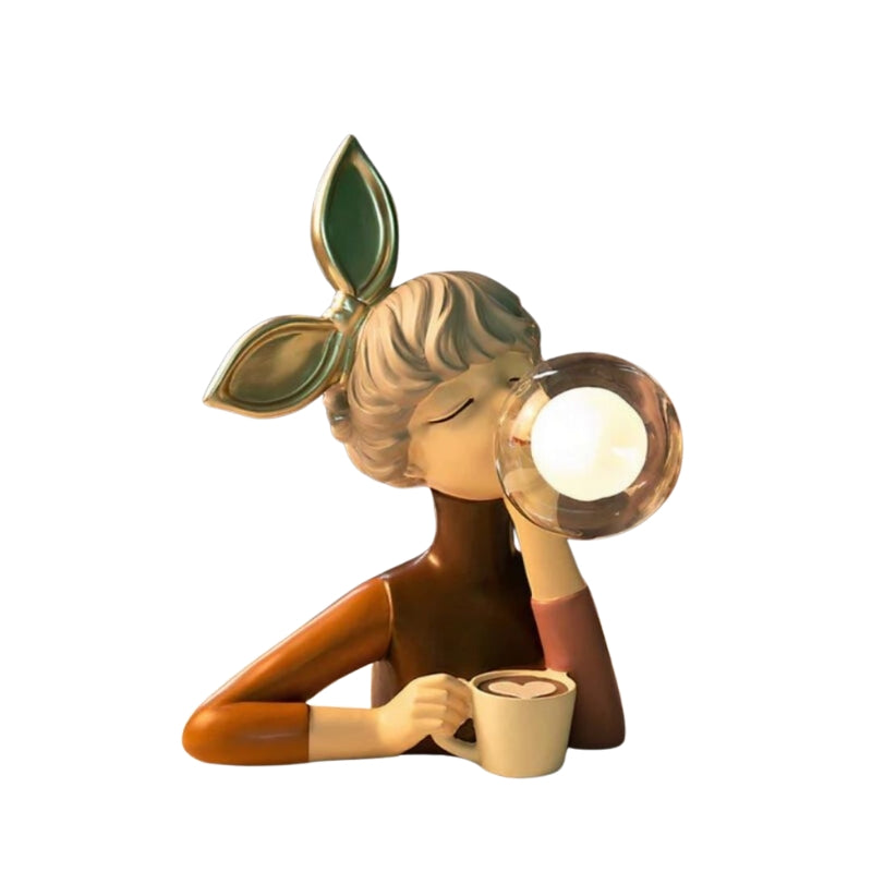 ArtisanGlow – Håndlavet bordlampe med figurdesign