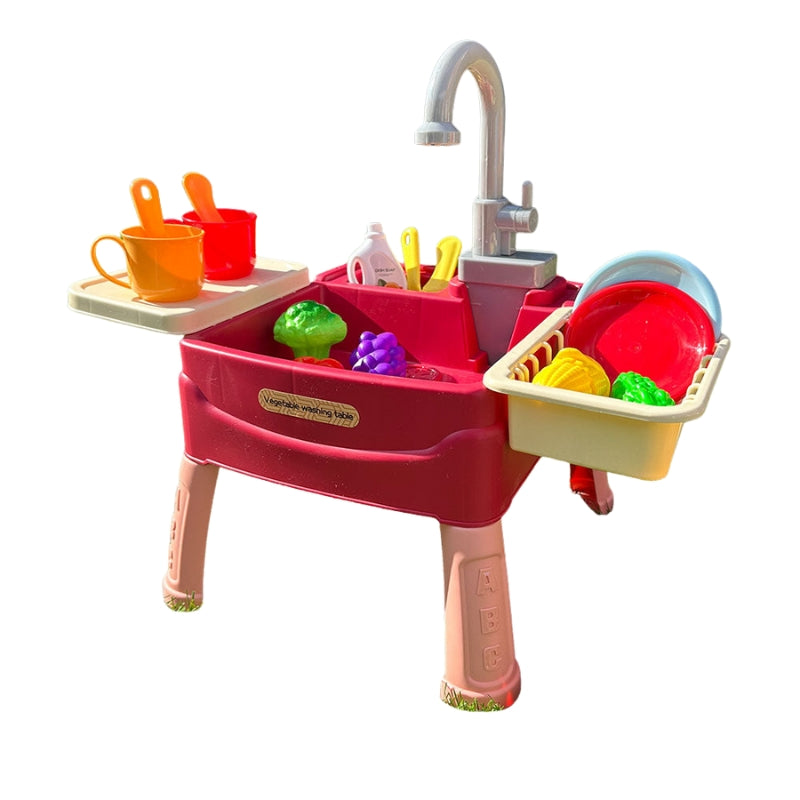 WaterJoy – Interaktiv Legeskuffe med Funktionerende Hane til Børn