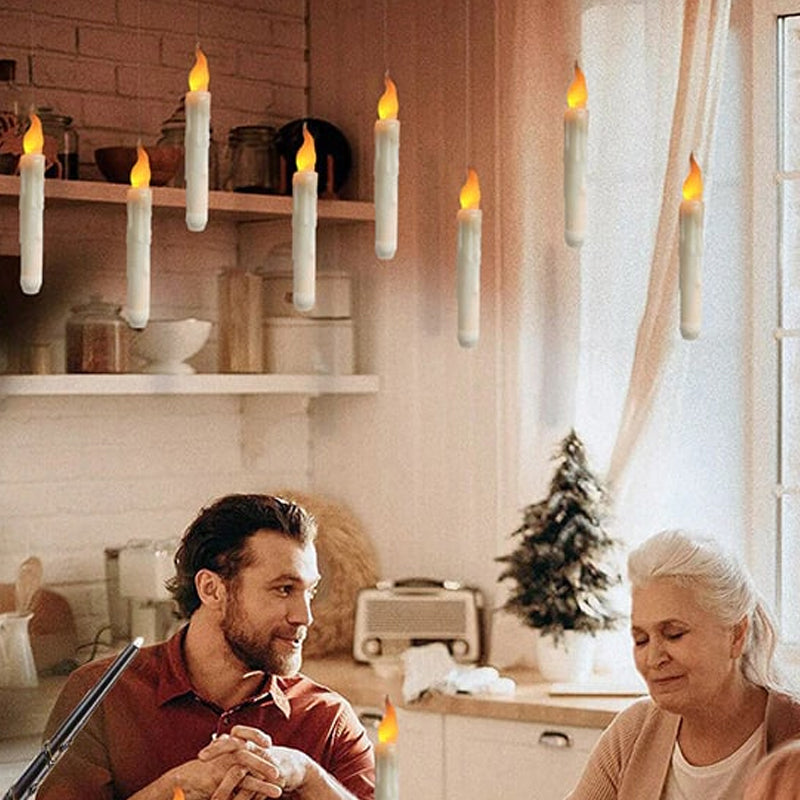 GlowCharm – hængende flimrende LED-lys, der ligner traditionelle stearinlys til indretning
