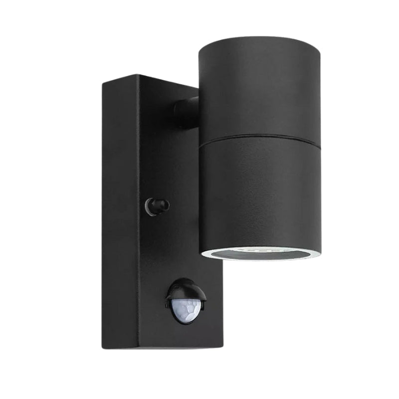 SafeGlow – Udendørs Væglampe med Bevægelsessensor og Rustfri Stålramme