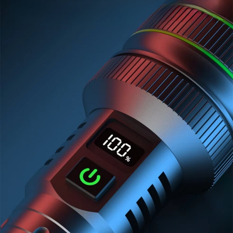 TorchMate – LED Lommelygte med Indbygget Batteri og USB Genopladeligt Design