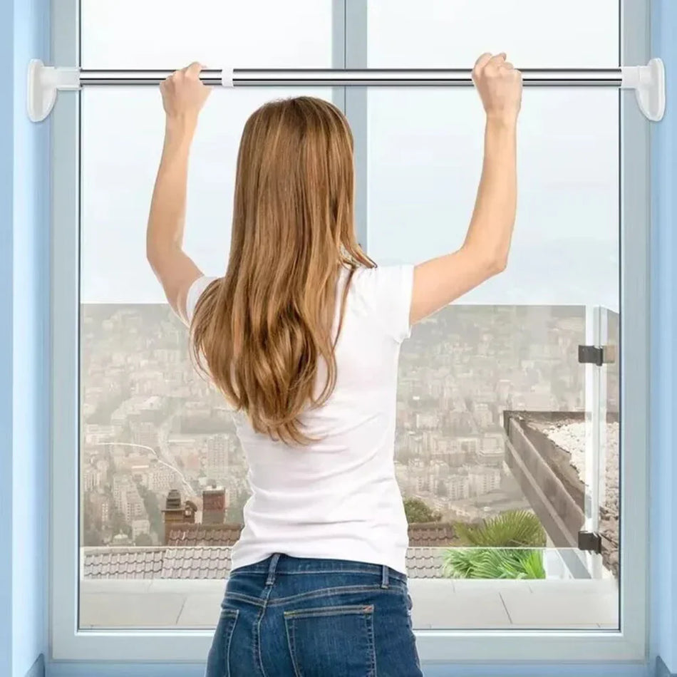 FlexiGrip – Justerbar spændestang med borefri opsætning til alsidig hjemmebrug