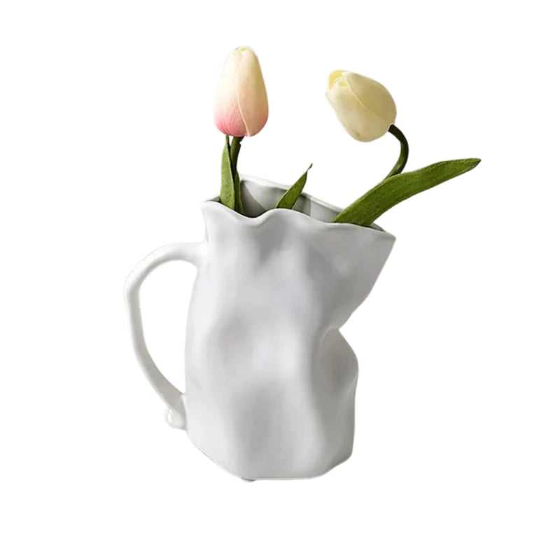VaseEase – Moderne Minimalistisk Irregulær Keramisk Vase
