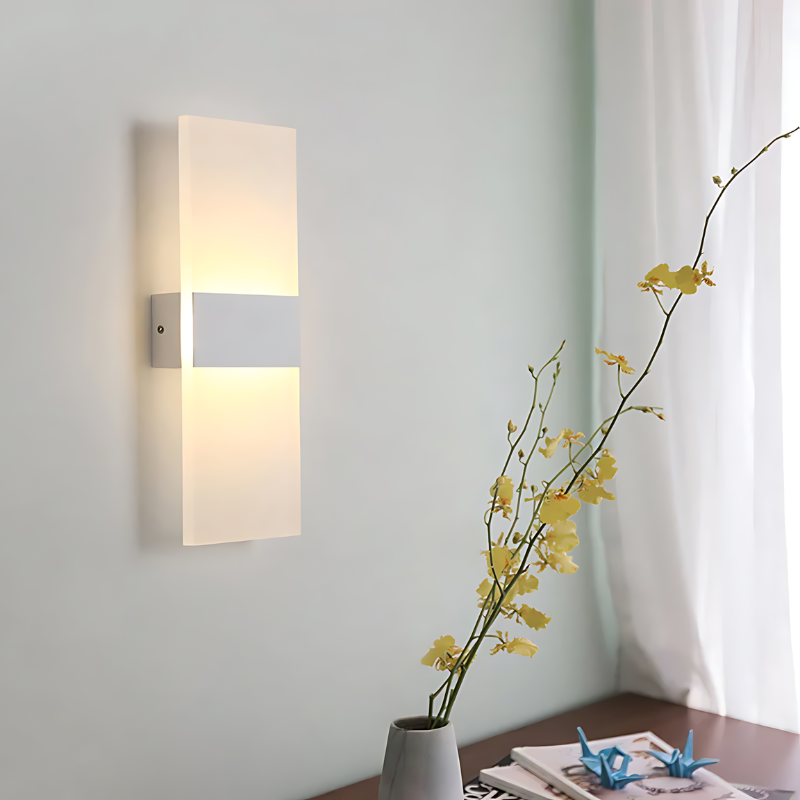 GlowNest – Vægmonteret LED-lampe med berøringssensor og USB-opladning