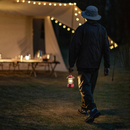 RetroFlame - Vintage LED lanterne til udendørs eventyr