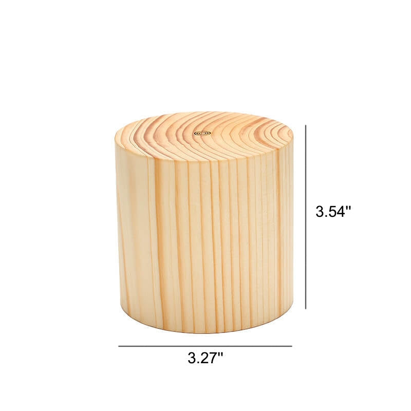 LumaWood – Moderne Træ-LED Touch Bordlampe