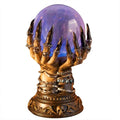 NightSphere – Halloween krystalkuglelampe med gotisk hånddesign