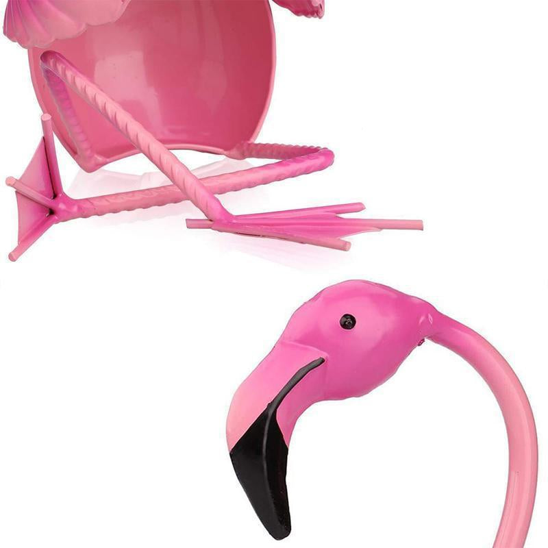 WineFlare – Finurlig Flamingo-vinflaskeholder med indviklede dekorative detaljer