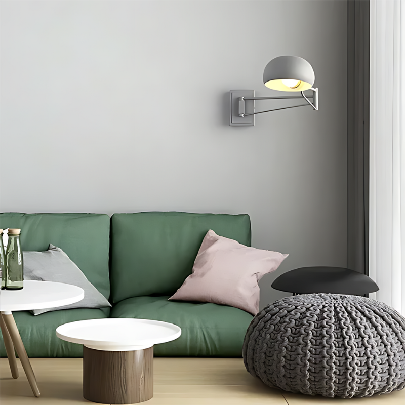 FlexLight – Moderne væglampe med justerbar arm til læsning og opgavebelysning
