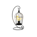 LumeCage – Fuglebur Bordlampe med Batteridrevet Design