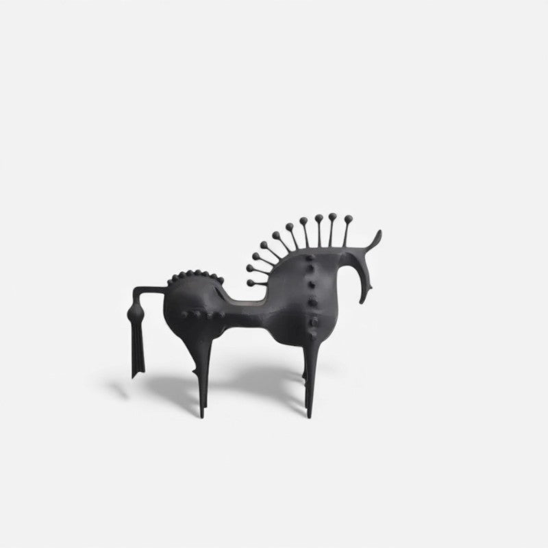 WildMane - Dekorativ Statue med Heste inspireret Design