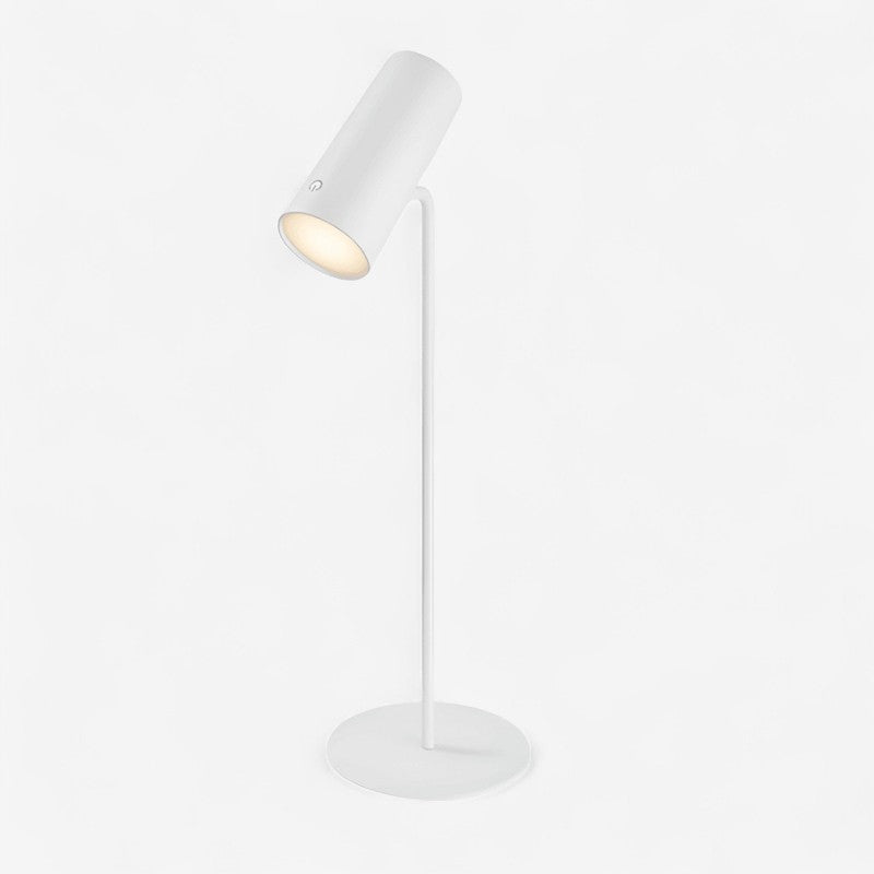 FlexiGlow – LED Tafellampe med Justerbart Hoved og USB Bærbart Design