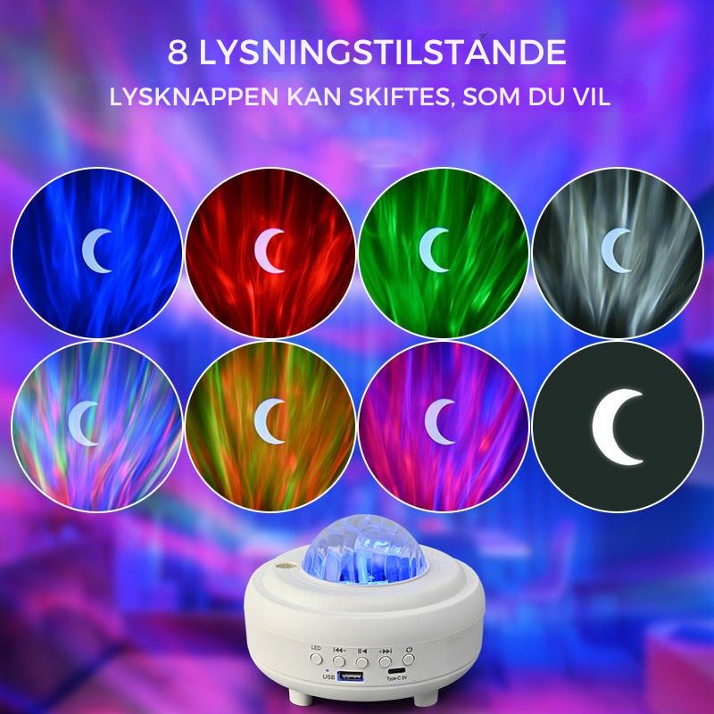 LumiVibe – Fordybende stjernelysprojektion med Bluetooth-lyd og rytmesynkronisering