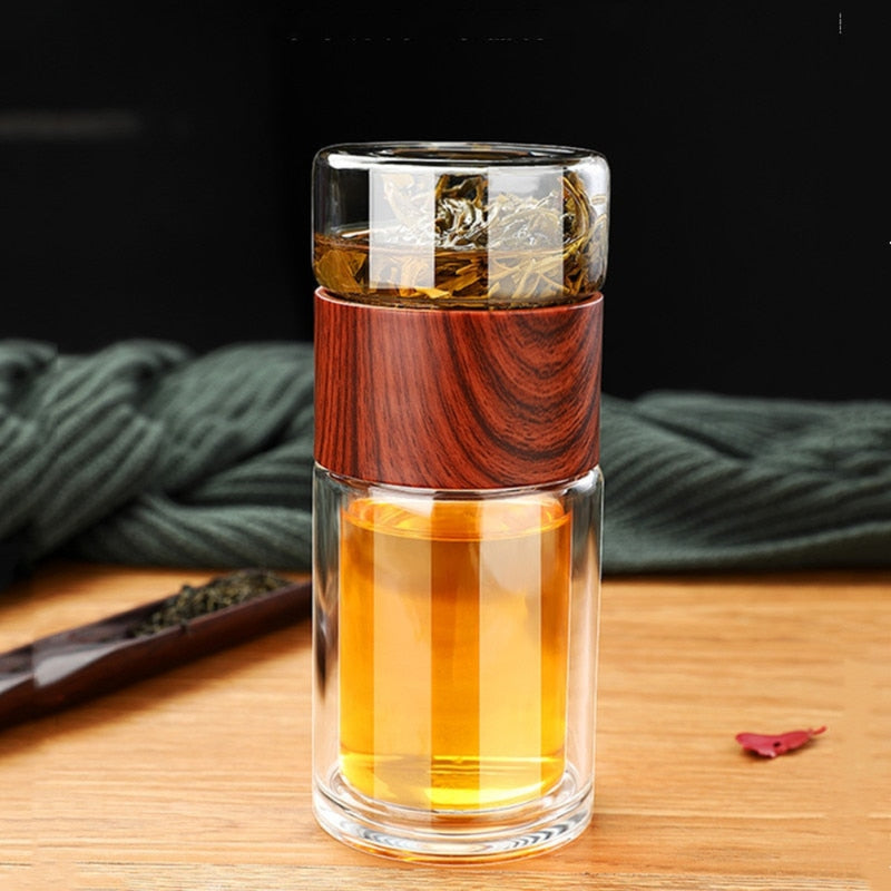 BrewGo – Genanvendelig Te infusionsflaske med Dobbeltvægget Design