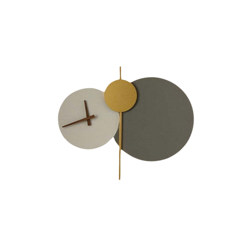 ChronaGlow – Moderne abstrakt vægklokkelampe med LED-belysning