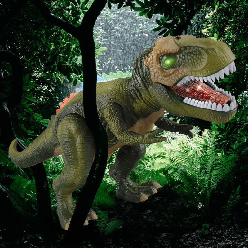 DinoRex - Fjernstyret Dinosaurlegetøj med LED Lys