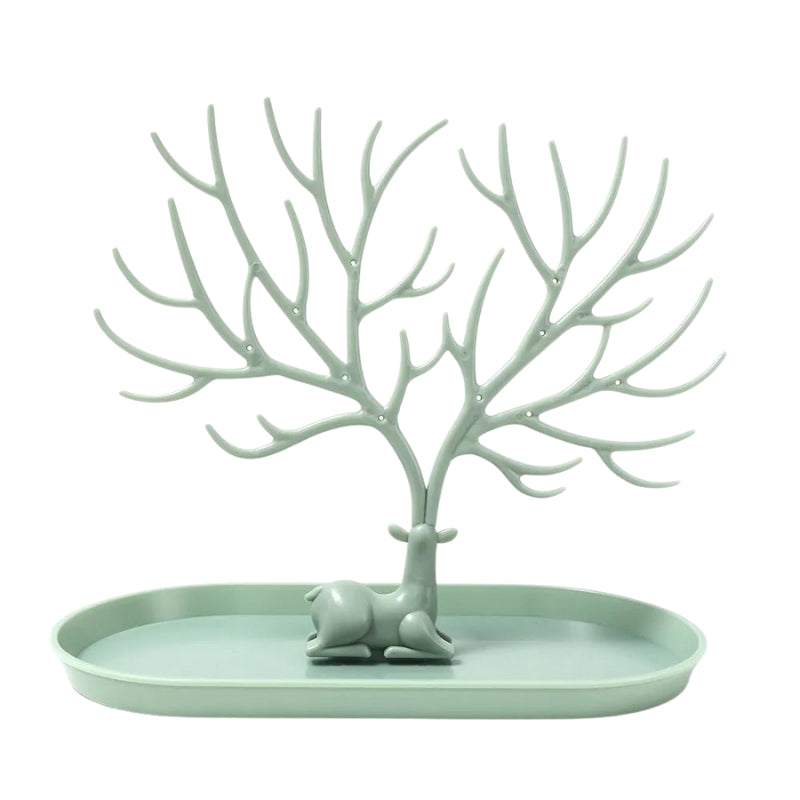 DeerGrace – Hjorteformet smykkestativ med moderne plastdesign