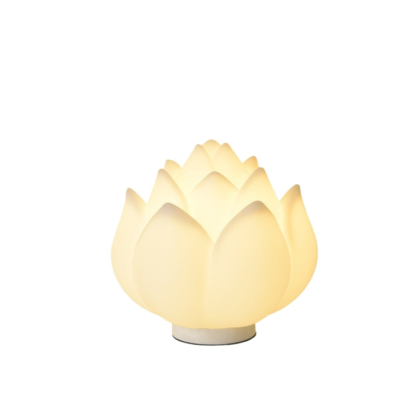 LumaLotus – Moderne bordlampe med lotusformet design