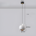 OrbitGlow - Minimalistisk hængelampe med LED-lys med elegant, cirkulært design