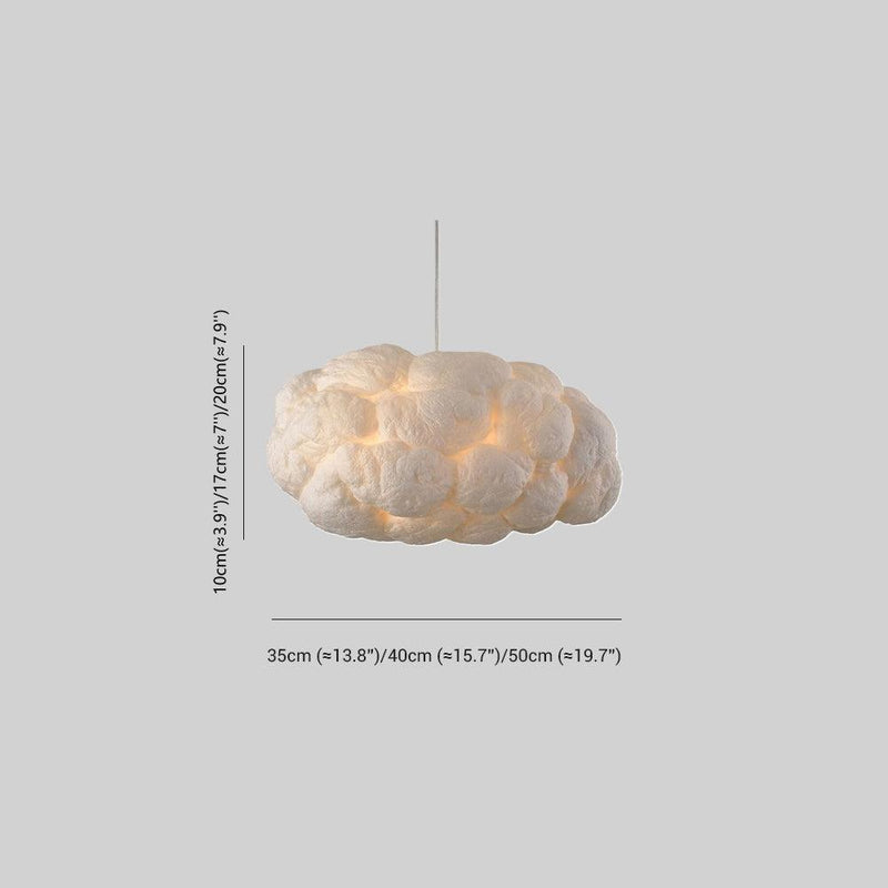 CloudyGlow - Cloud inspireret LED pendellampe til lyse rum