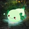 AxolotlGlow – Axolotl-formet LED-natlys med funklende glød for en afslappende stemning