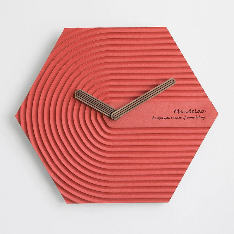 TimeSculpt – Moderne minimalistisk vægur til stuen og stilfuld boligindretning