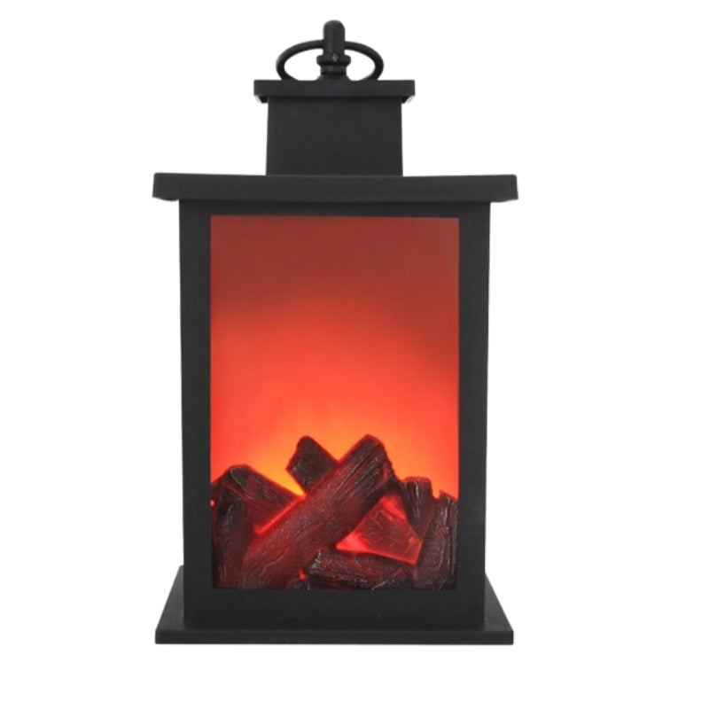 GlowHaven - Flameless Fire Lantern Lamp med realistisk flimrende LED