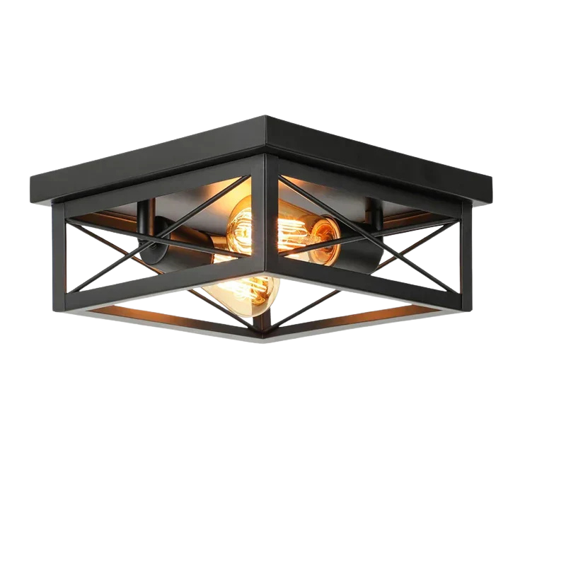 UrbanLoft - Loftslampe i Jern med Vintage-Inspireret Moderne Rustik Stil