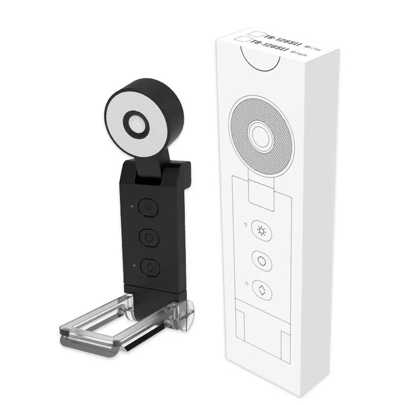 LitEase – USB Genopladelig Clip-On LED Boglys med Justerbar Lysstyrke