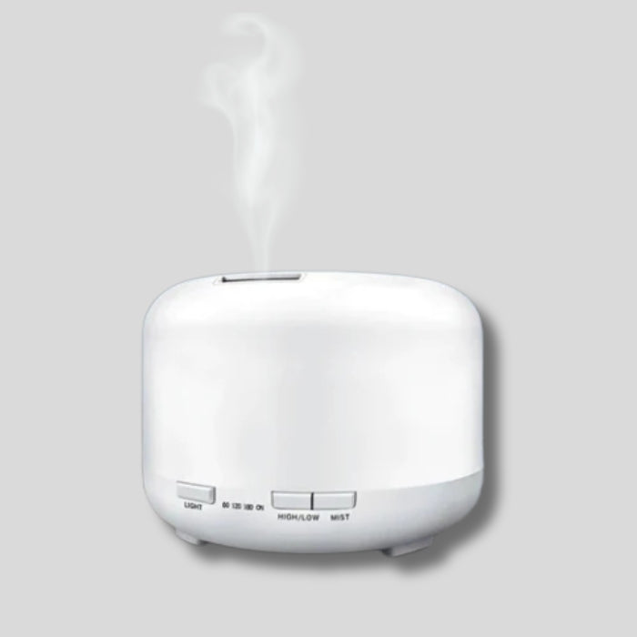 MistVibe – Fjernstyret aromaspreder med Bluetooth-højttaler og omgivende belysning