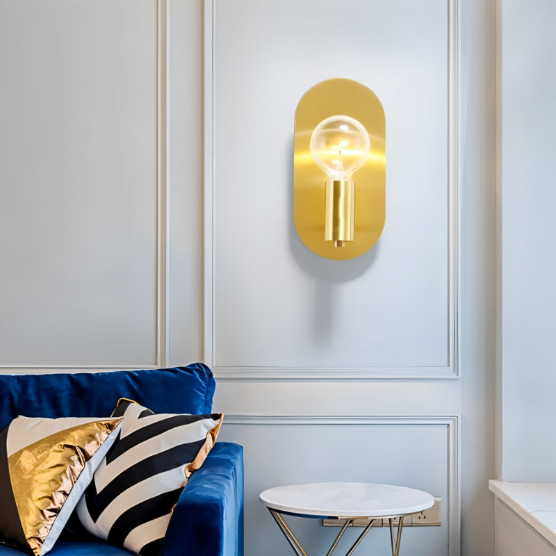 GlowPlate – LED Væglampe med Bold-Inspireret Design og Pladebase