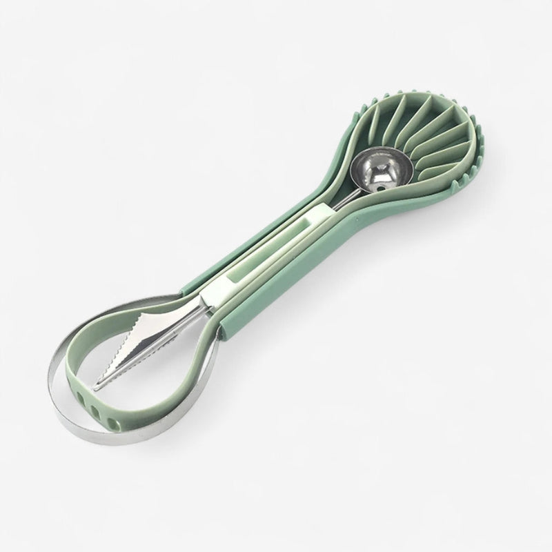 SliceCraft – 3-i-1 vandmelonskærer og frugtskæreredskab