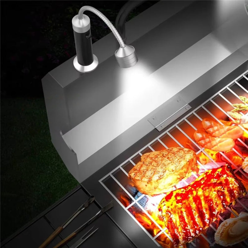GrillBeam – Magnetisk LED-grilllys med fleksibel arm