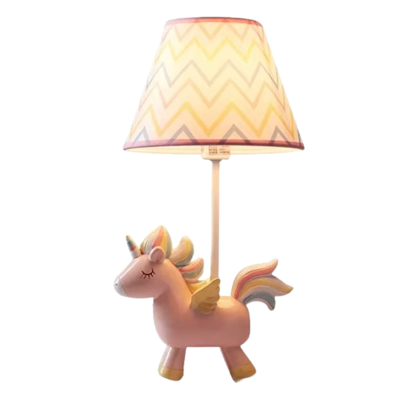 TwinkleHorn – Klassisk enhjørning bordlampe med legende design