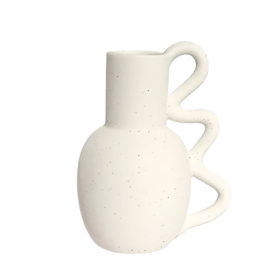 Sculptura – Keramisk Vase med Skulpturelt Design