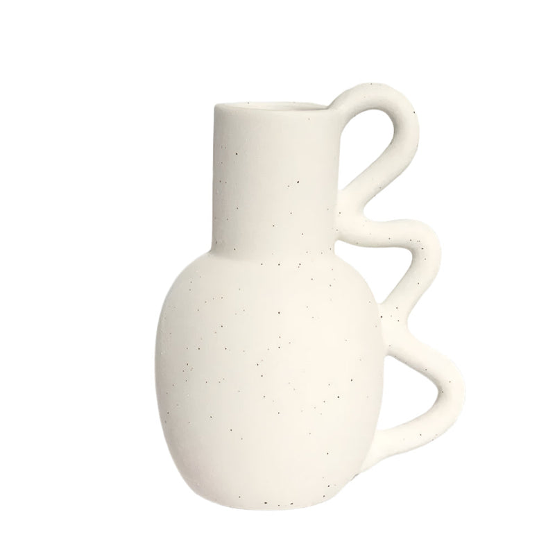 Sculptura – Keramisk Vase med Skulpturelt Design