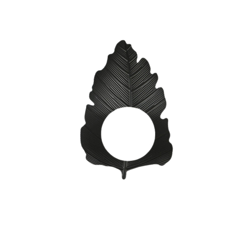 LeafAura – Væglampe Formet som Et Blad med Cirkulært Lys i Midten