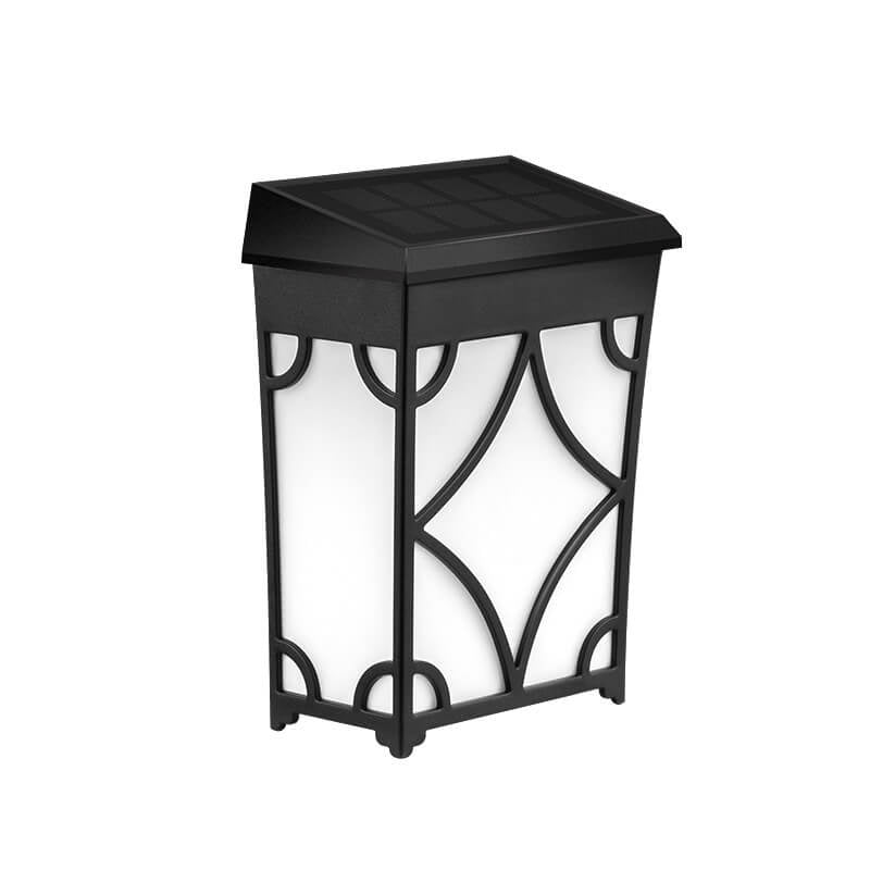 SolarForge – Retro firkantet LED-væglampe med vandtæt udendørsdesign