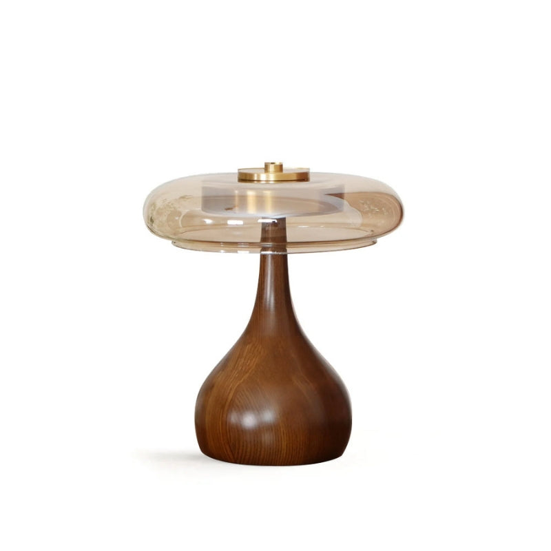 LumaGleam – Moderne glasbordlampe med varmt stemningslys