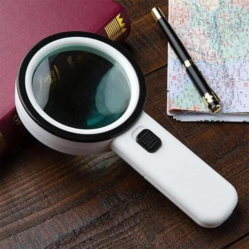 MagniBright – 30x optisk forstørrelsesglas med LED-belysning