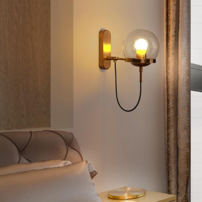 GlowBulb - LED væglampe med AC strøm til indendørs belysning