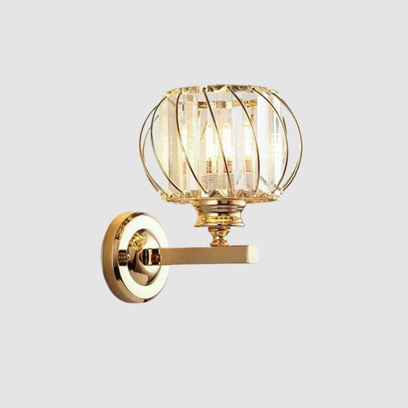 CageGlow - LED væglampe med burdesign til indendørs belysning