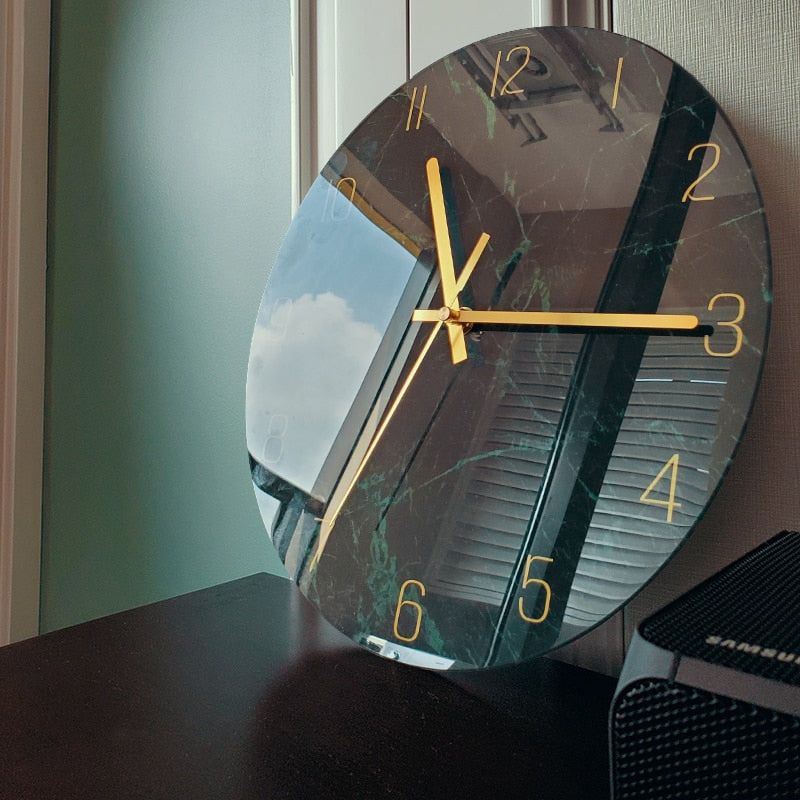 TimeGlow – Glasvægur med rund form