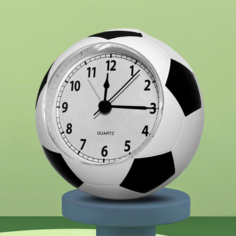 KickTime – Fodbold-Tematisk Analogt Vækkeur med Legende Design