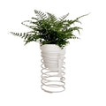 SpringNest – Dekorativ Blomsterkrukkeholder med Spiraldesign til Moderne Udstilling