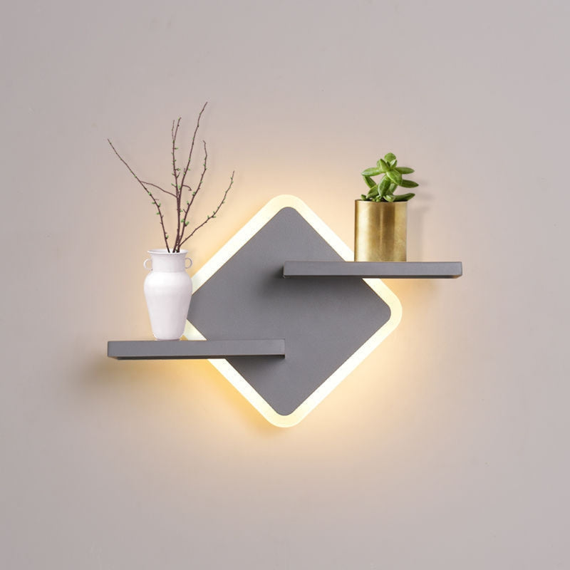 ShelfGlow - Mini LED hyldevæglampe til indendørs brug